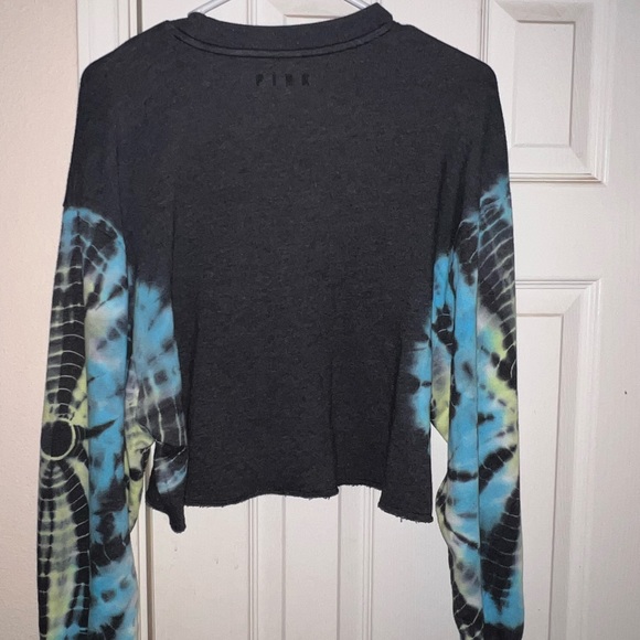 Victoria Secret PINK, cropped extra small tie-dye sleeved top - Picture 2 of 2
